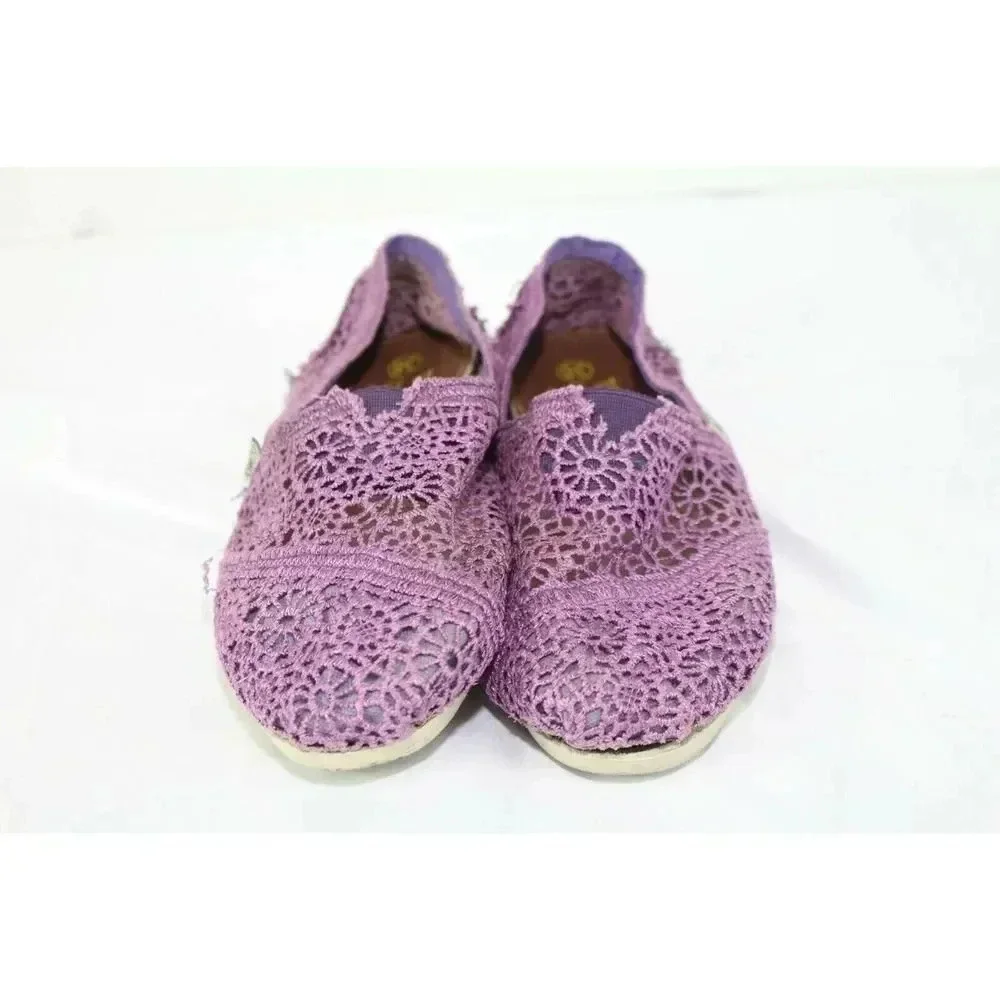 ladies TOMS flats shoes size 38
